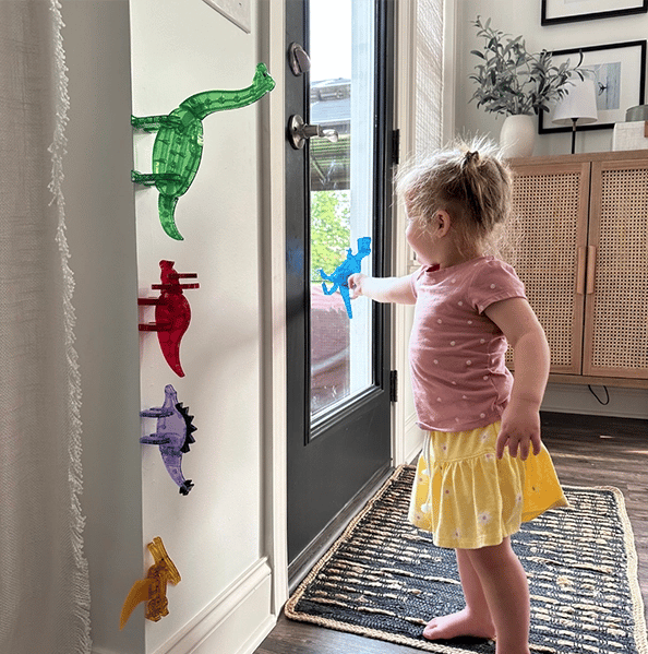 Magna-Tiles Magnetski građevinski set Dinos 5 komada