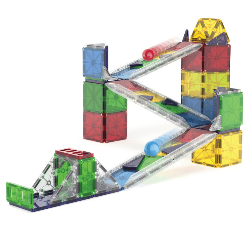 Magna-Tiles Magnetic Rail Racers Deluxe 90 pieces