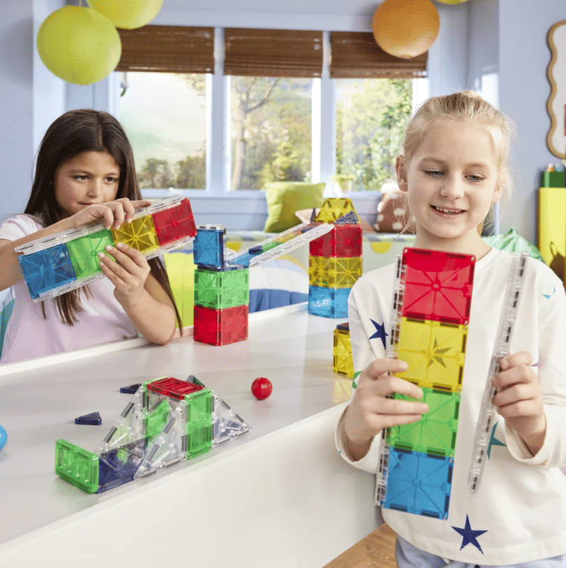 Magna-Tiles Magnetic Rail Racers Deluxe 90 pieces