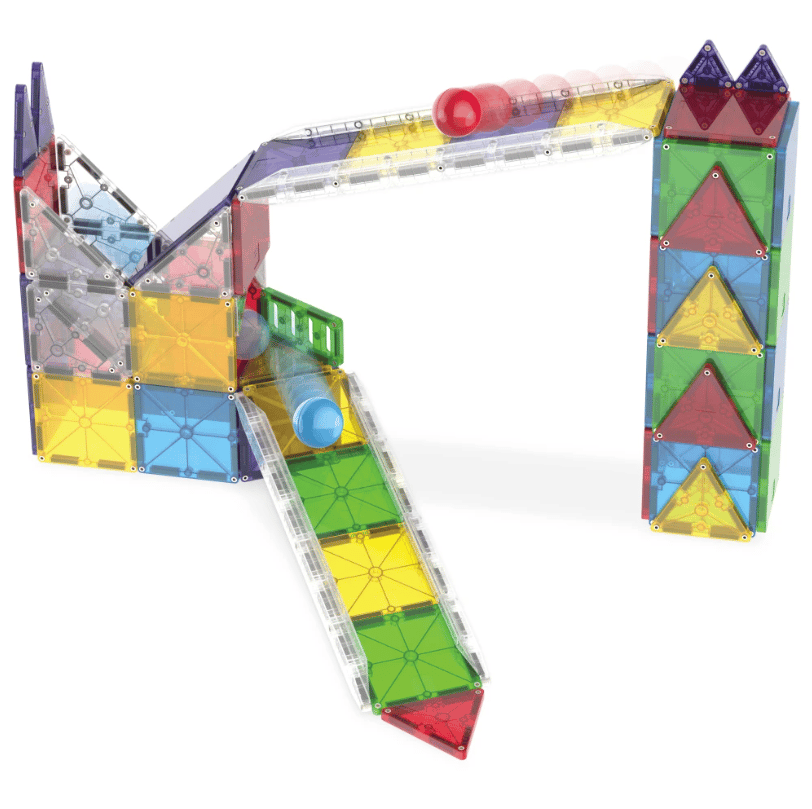 Magna-Tiles Magnetic Rail Racers Deluxe 90 pieces