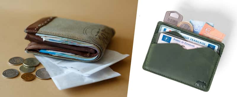 Alaskan Maker BROOKS ultra tanki kožni etui za kartice