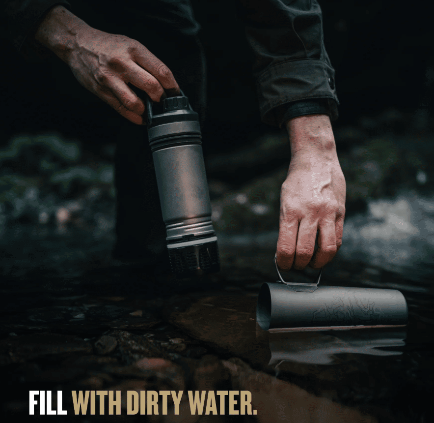 Grayl UltraPress 500 ml Ti Purifier Bottle