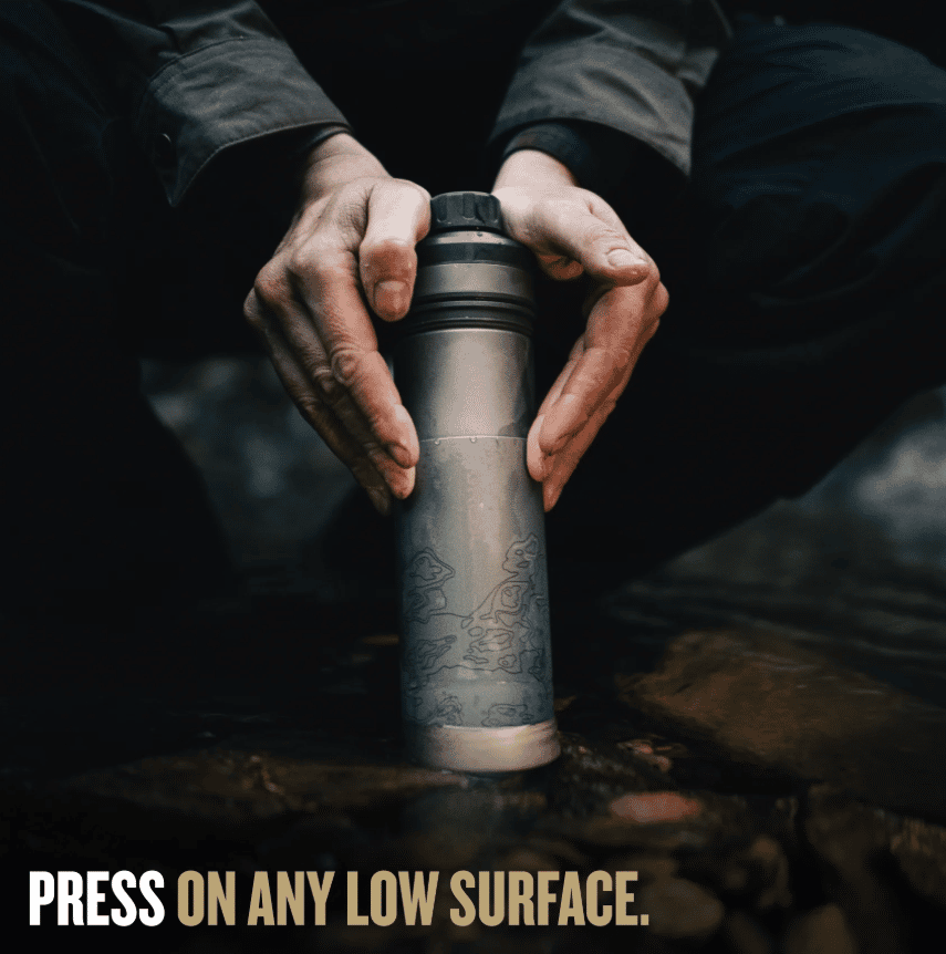 Grayl UltraPress 500 ml Ti Purifier Bottle