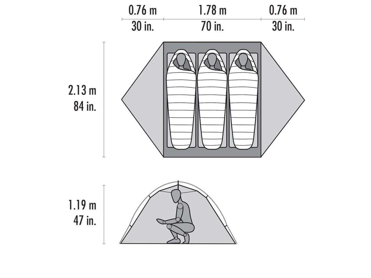 MSR Access 3 Tent