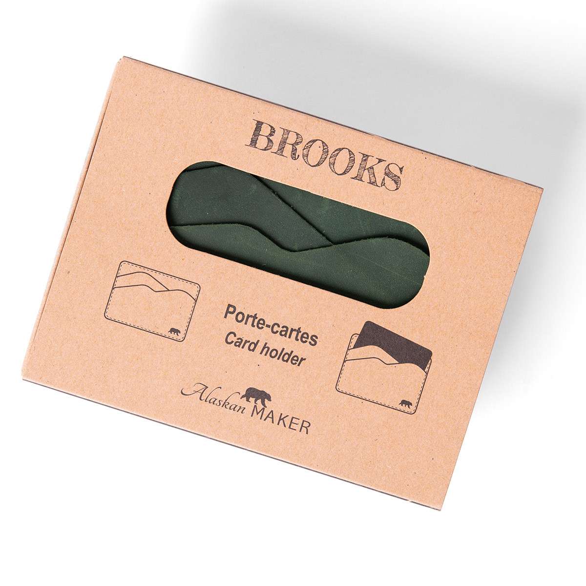 Alaskan Maker BROOKS Ultra-slim leather card holder