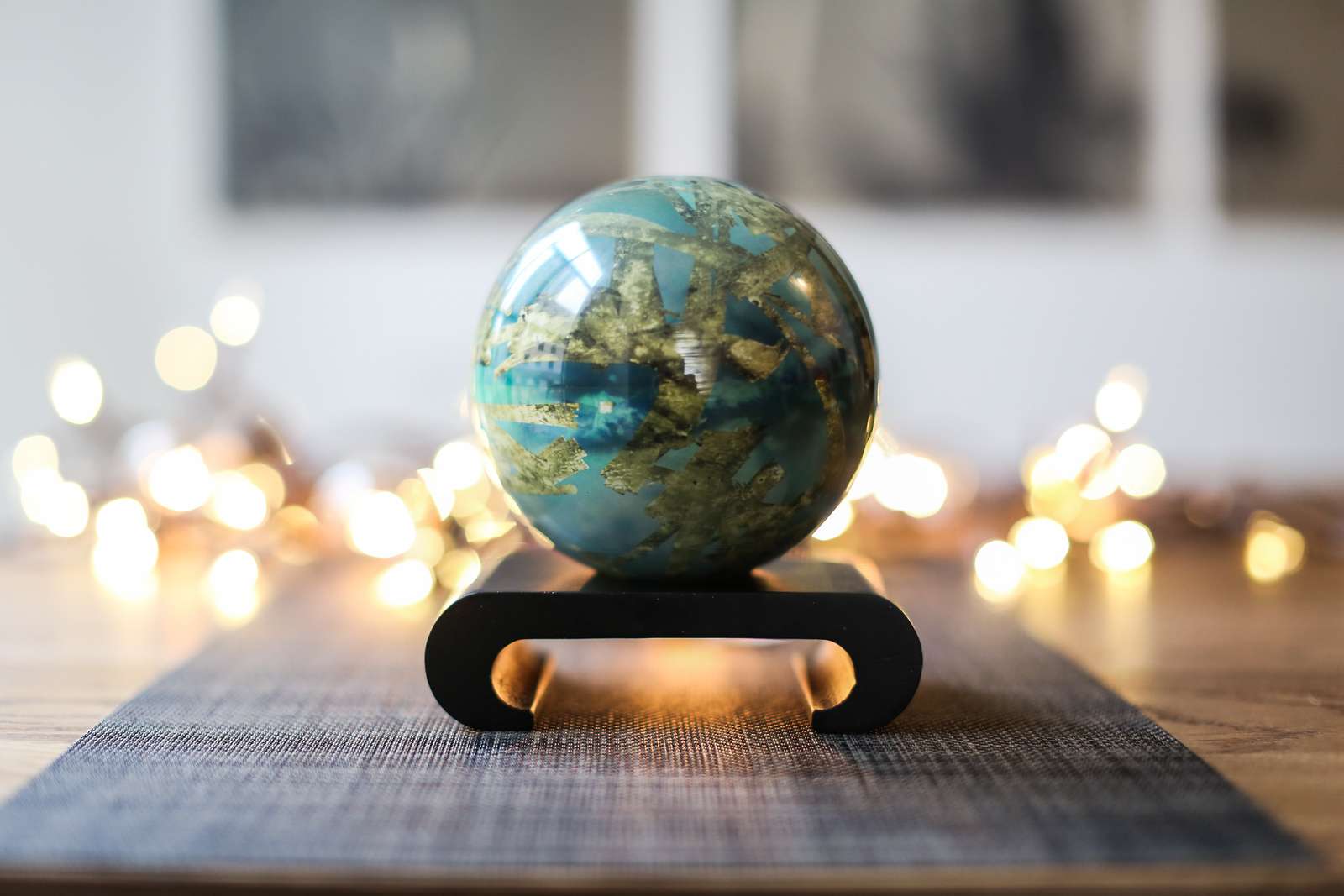 MOVA Titan self-rotating globe