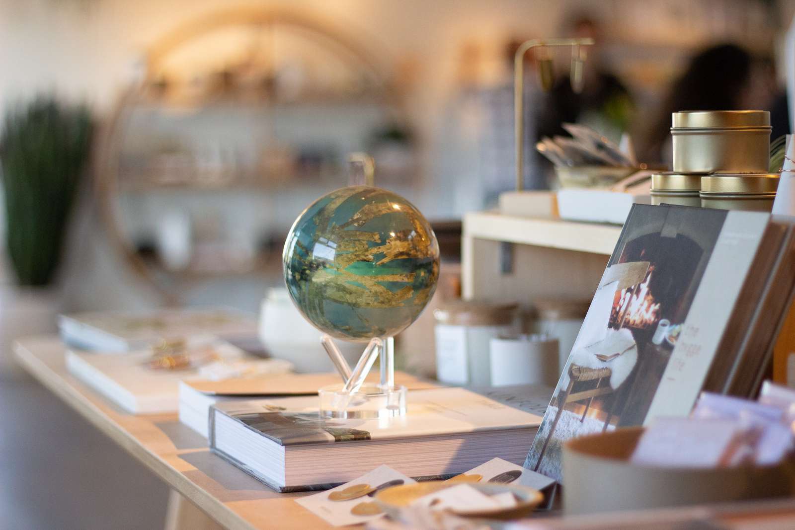 MOVA Titan self-rotating globe