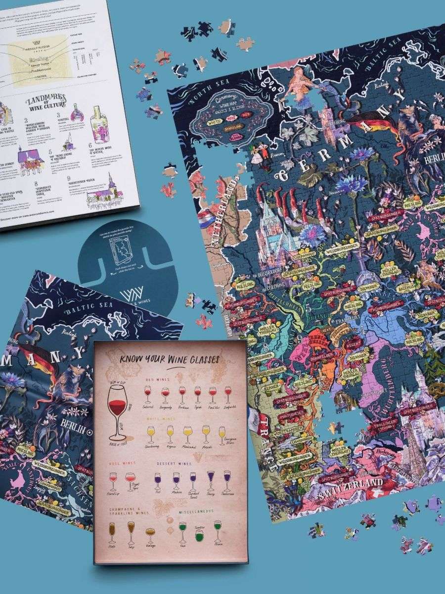 Vatten och Vin Tyskland Vinpussel