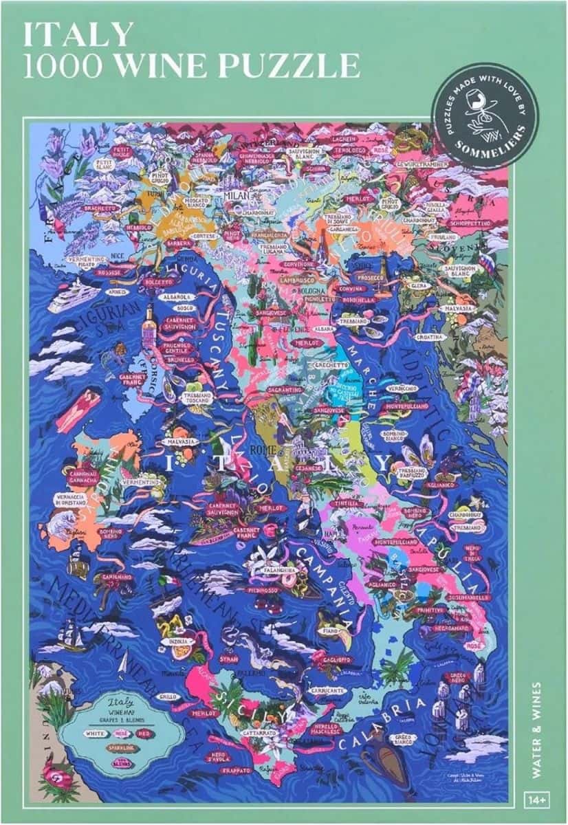 Water and Wines Italy Wine Puzzle