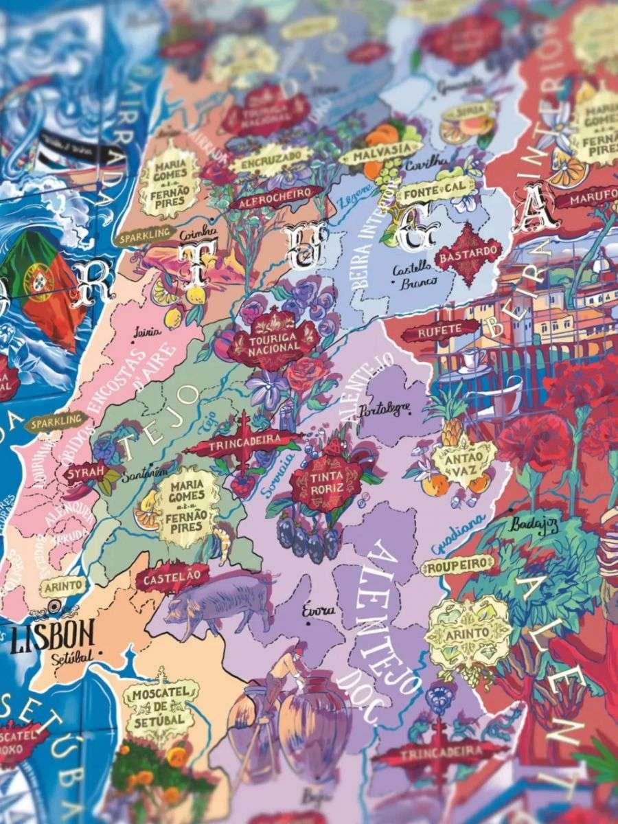 Vatten och vin Portugal Pussel