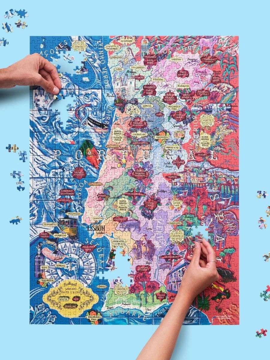 Vatten och vin Portugal Pussel