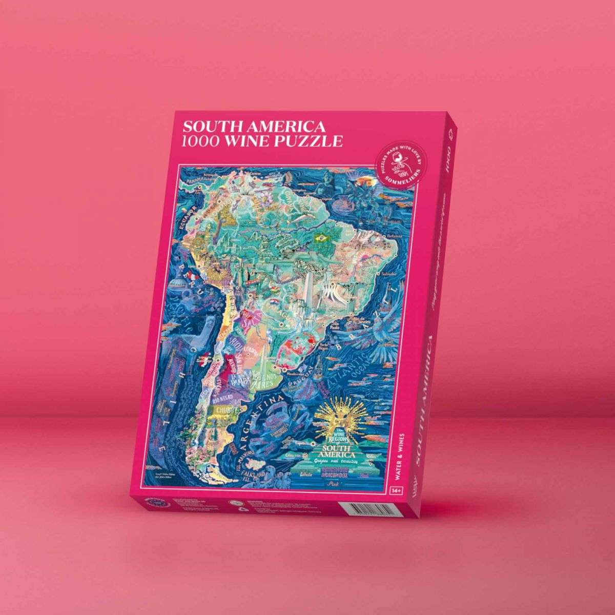 Vatten och vin Sydamerika Pussel