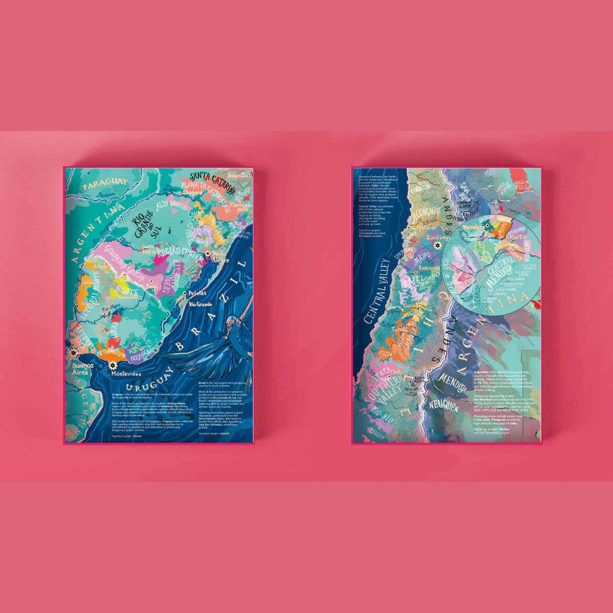 Vatten och vin Sydamerika Pussel