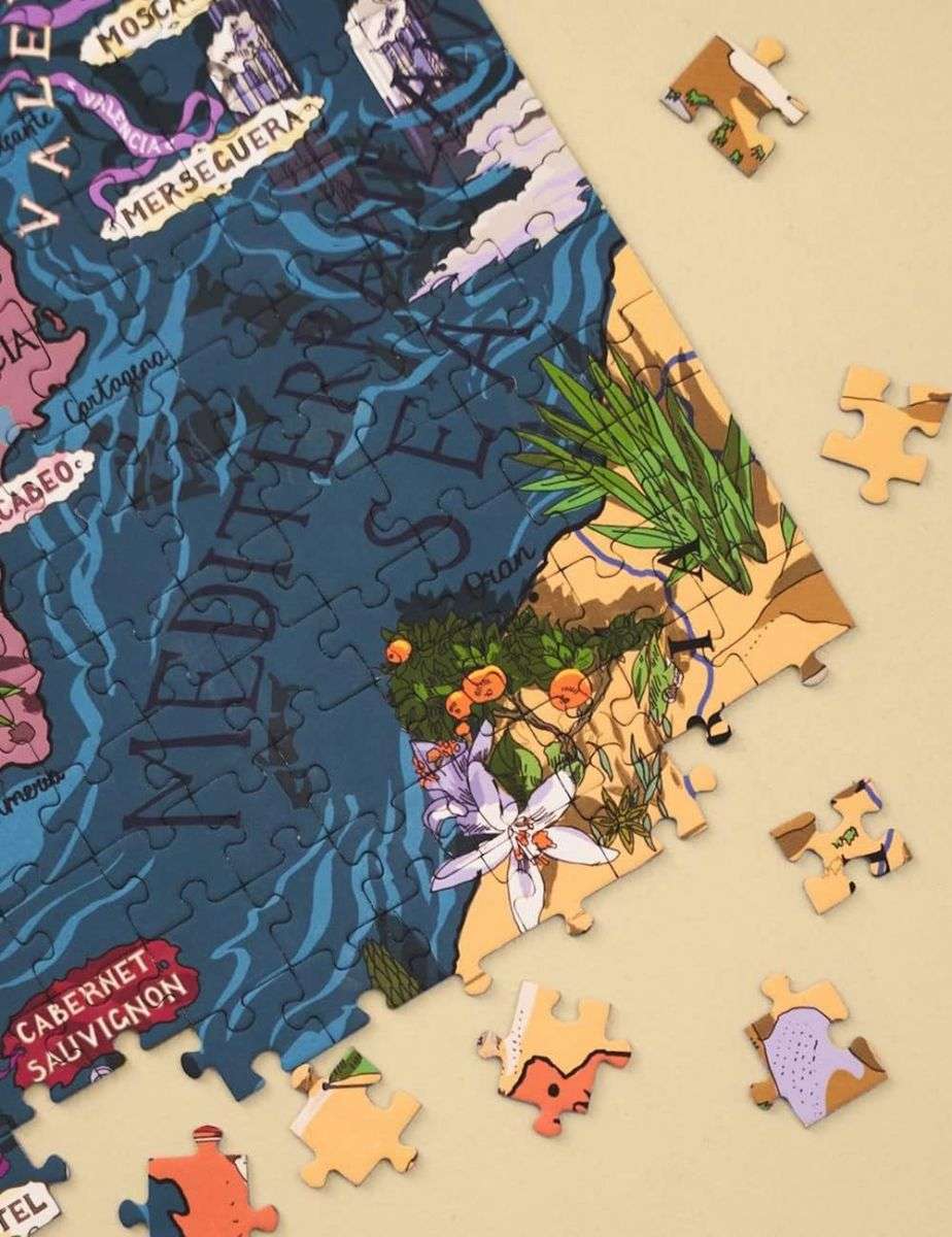 Vatten och viner Spanien Pussel