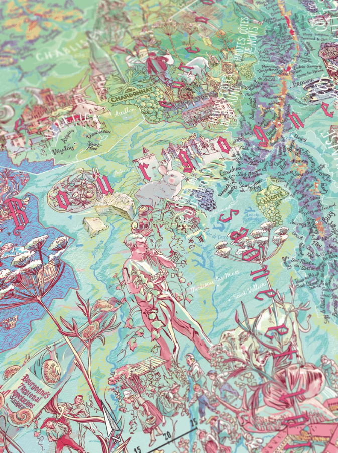 Water and Wines Bourgogne Wine Puzzle