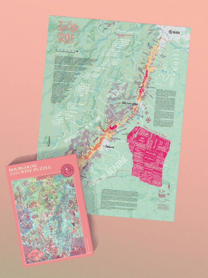 Water and Wines Bourgogne Wine Puzzle