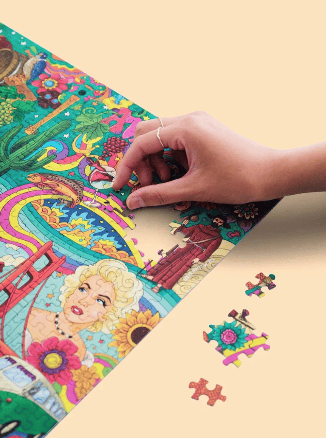 Water and Wines California Wine Puzzle