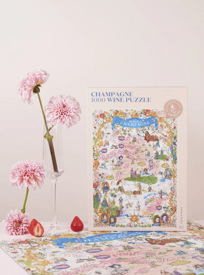 Water and Wines Champagne Wine Puzzle