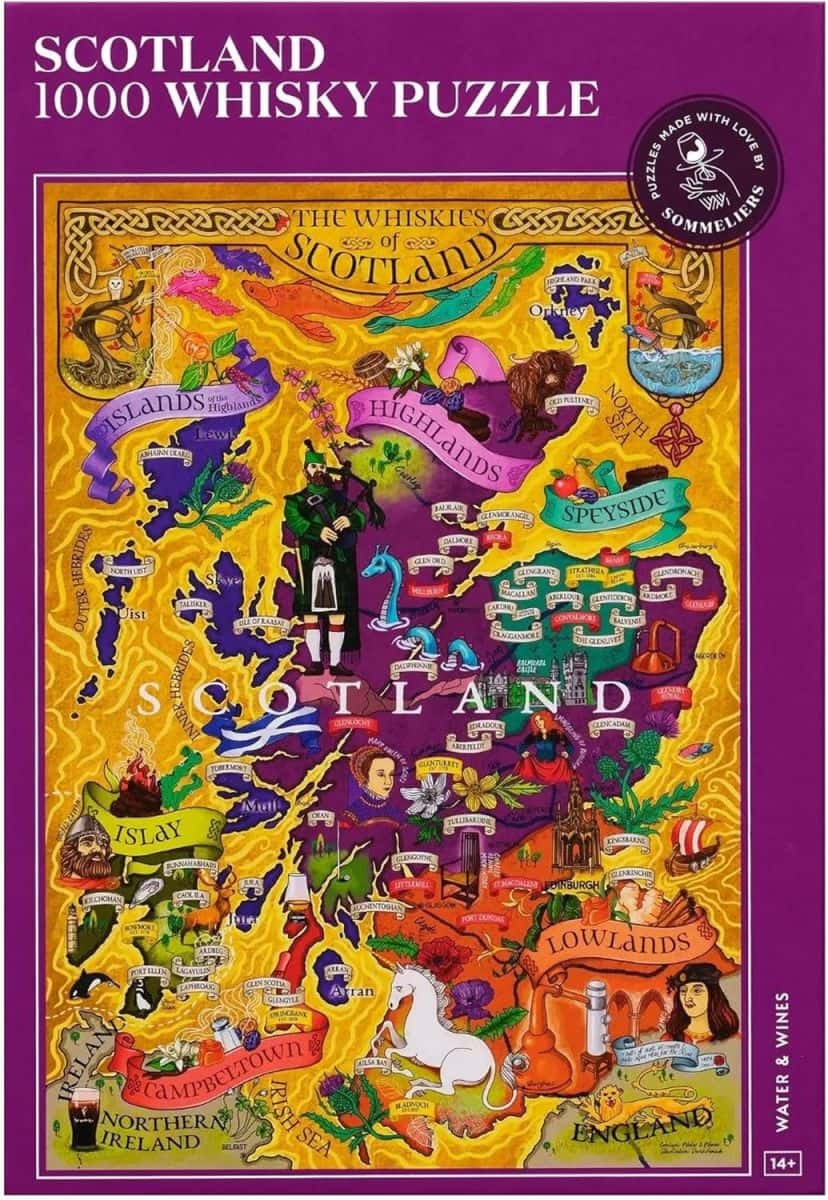 Water and Wines Scotland Whiskey Puzzle