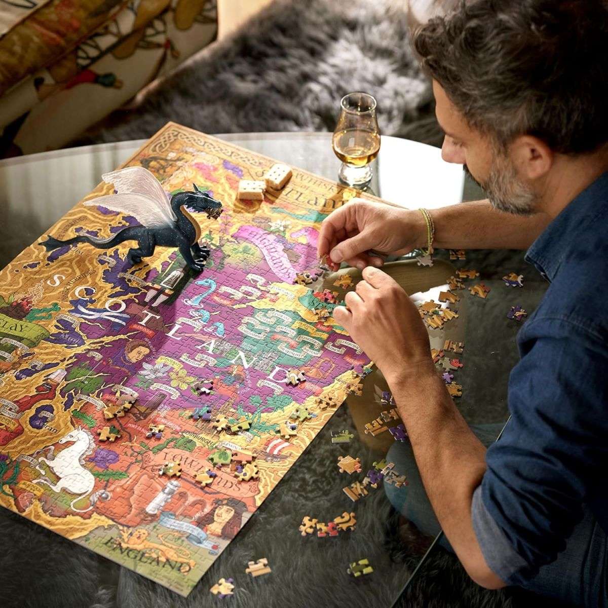 Water and Wines Scotland Whiskey Puzzle