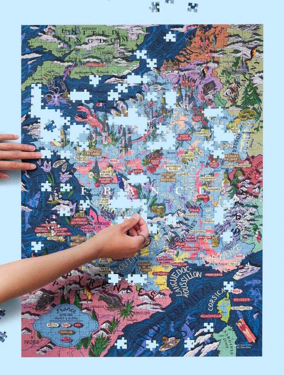 Vatten och Vin Frankrike Vinpussel