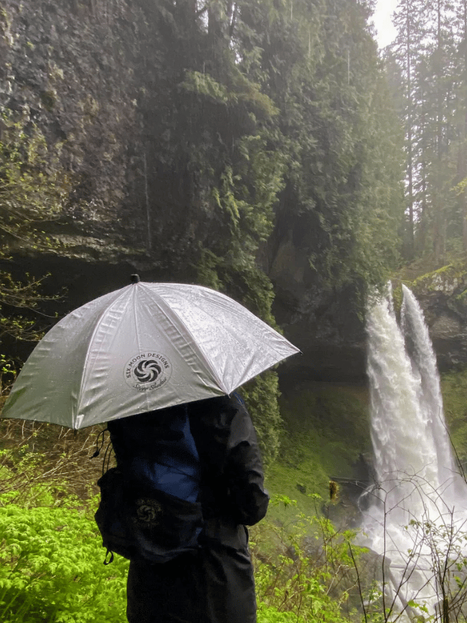 Six Moon Designs Silver Shadow Carbon Paraguas de trekking