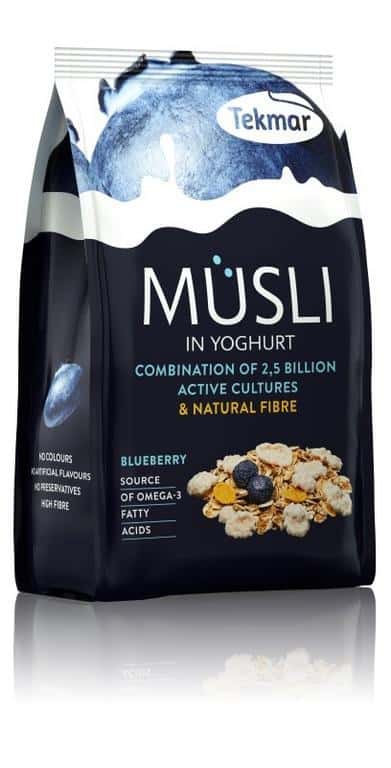 Muesli in yoghurt probiotic powdered - Blueberry