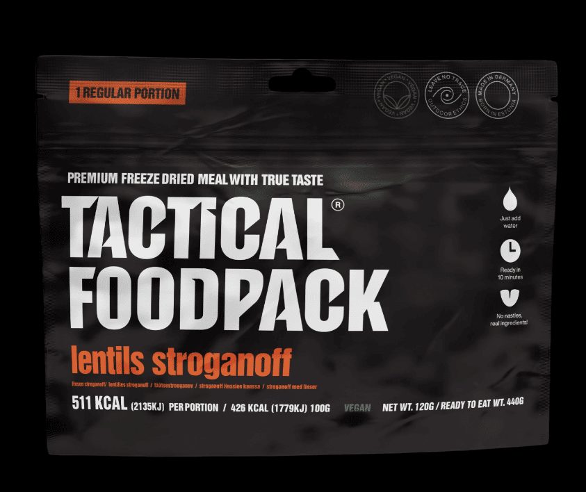 Tactical Foodpack Lentils Stroganov 120g