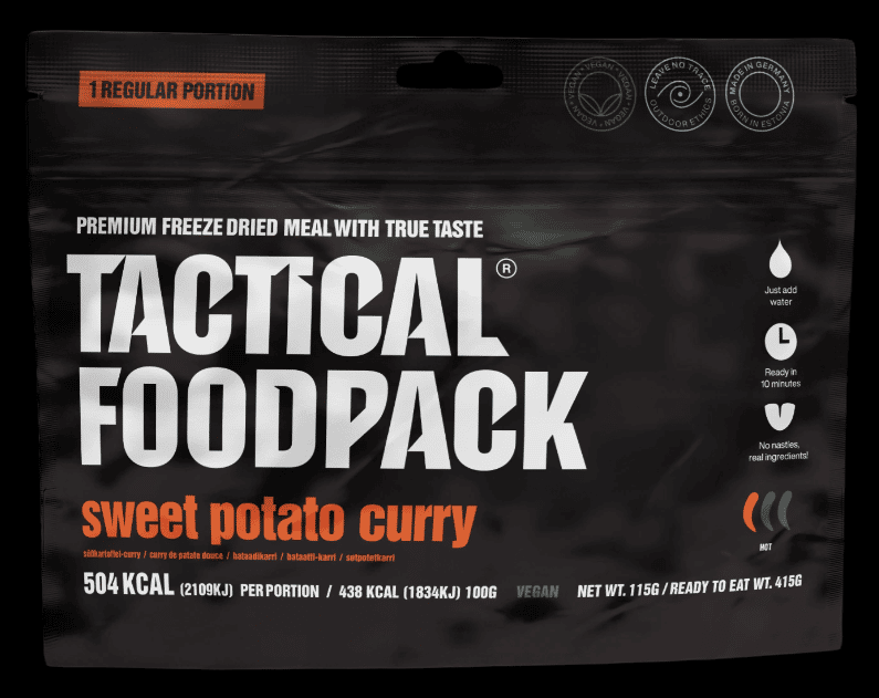 Tactical Foodpack Sweet Potato Curry and Rice
