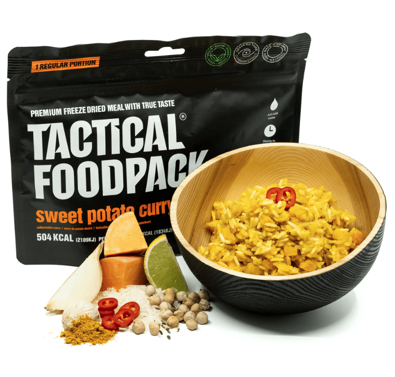 Tactical Foodpack Sweet Potato Curry and Rice