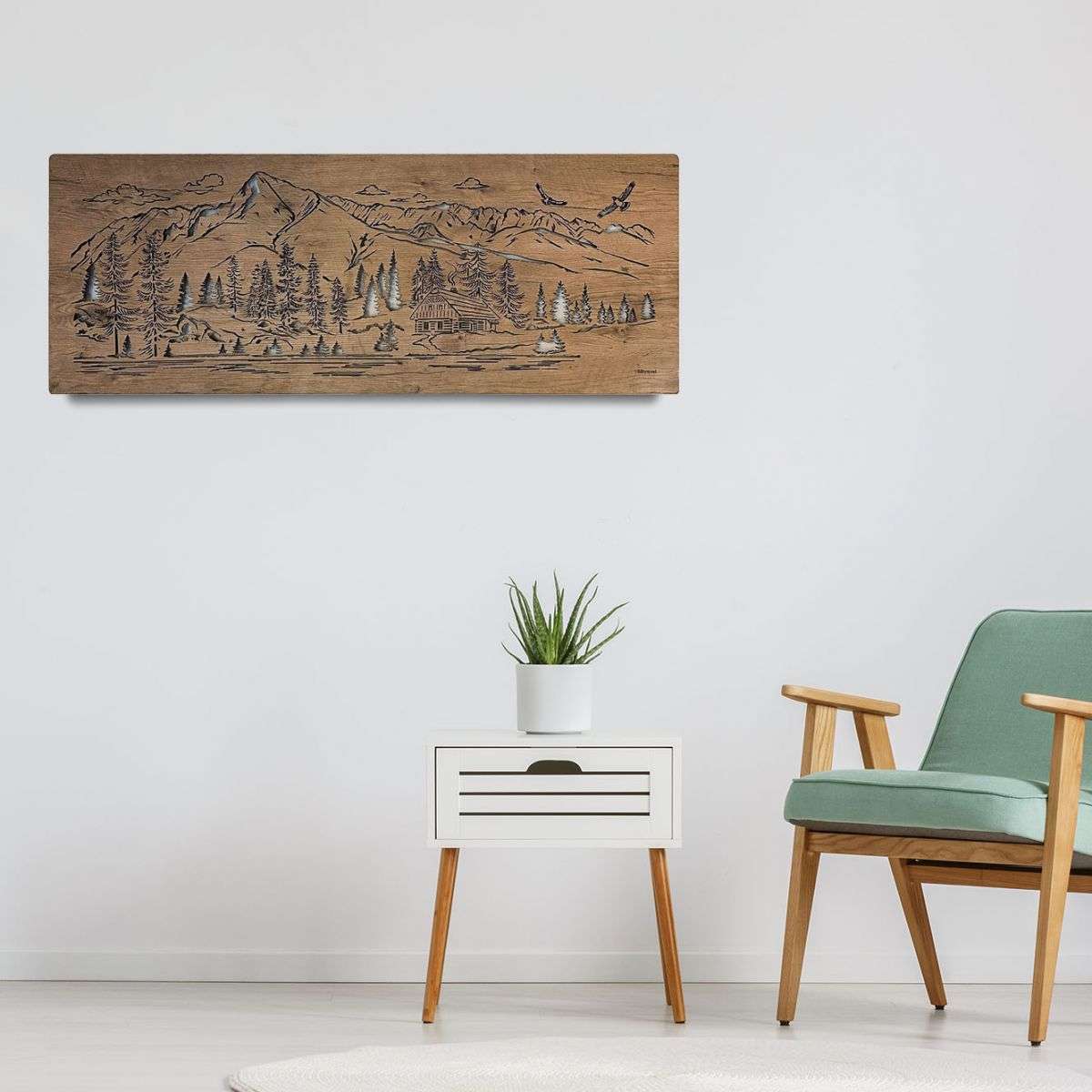 Cottage in montagna - immagine luminosa