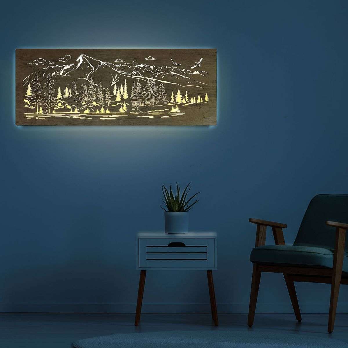 Cottage in montagna - immagine luminosa