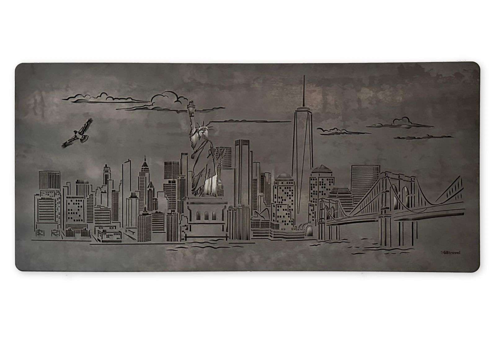 Punti di riferimento di New York - quadro LED illuminato