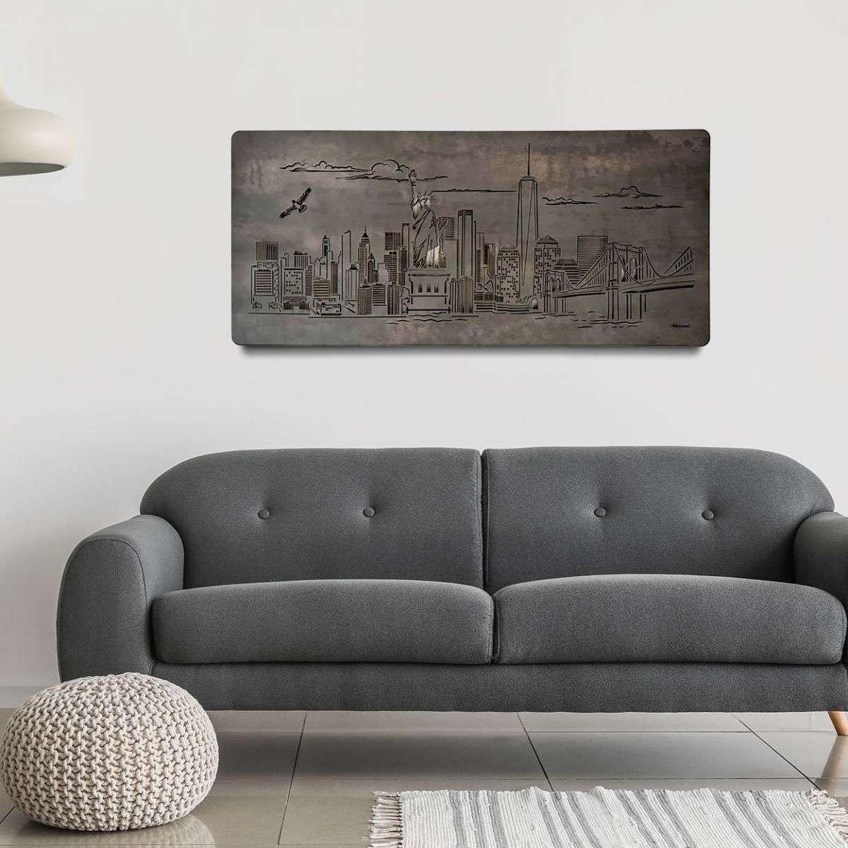 New York landmarks - illuminated LED picture