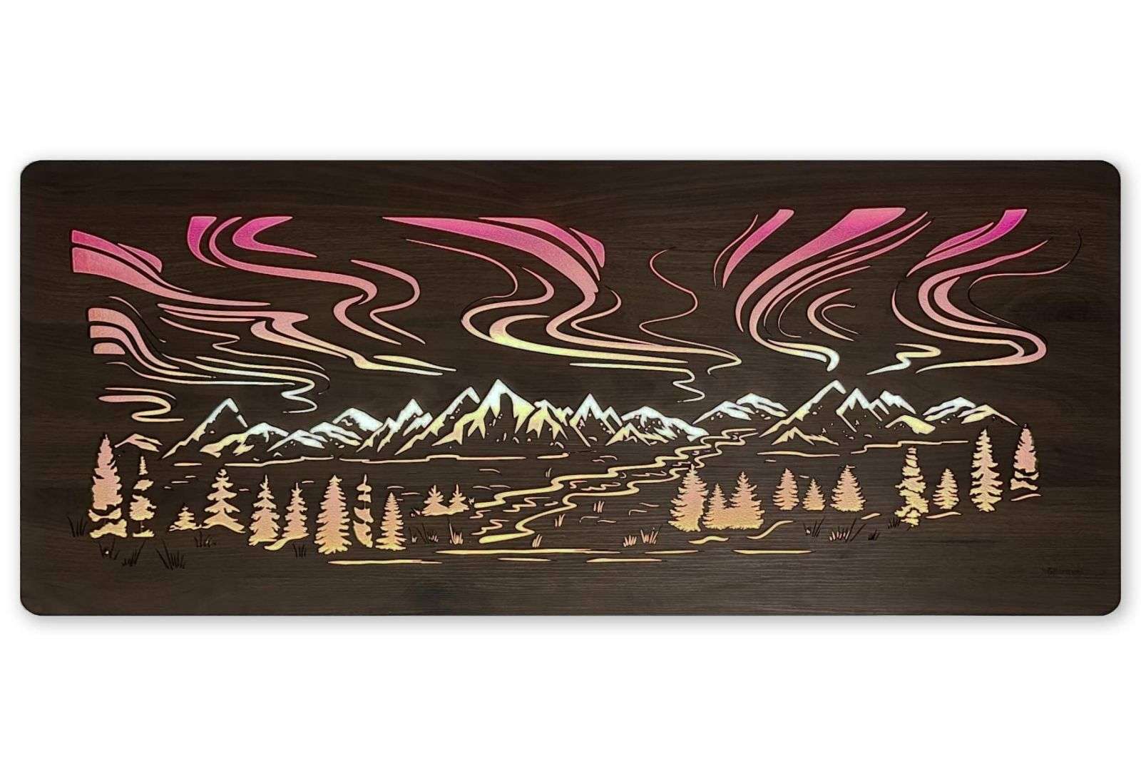 Aurora Boreale - Arte murale luminoso a LED RGB