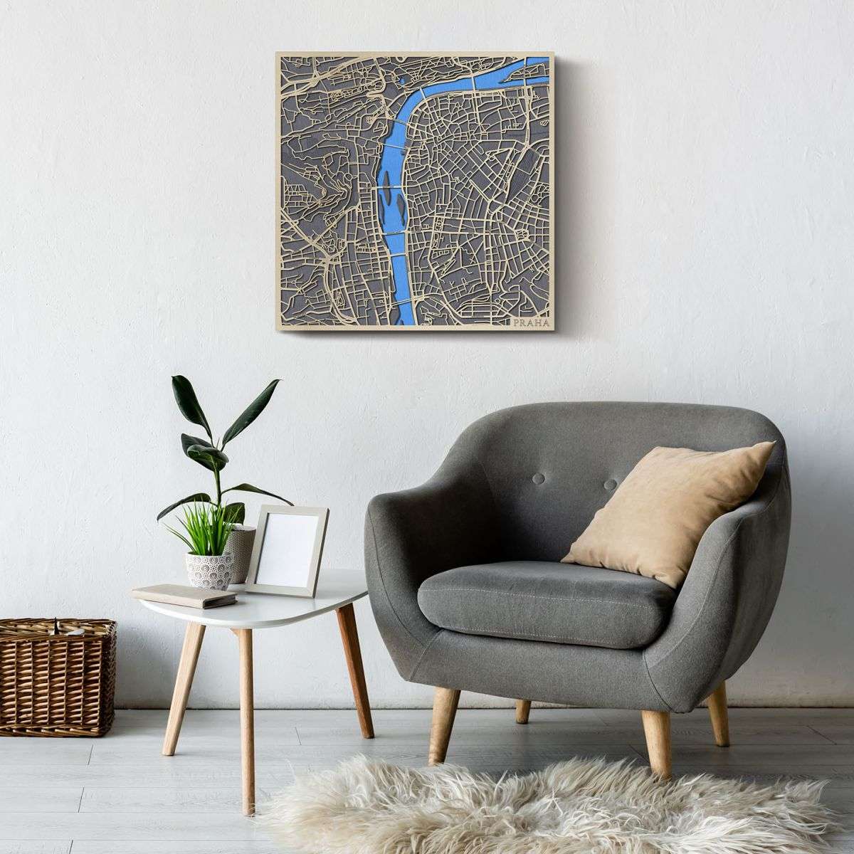 Prague - Wooden 3D City Map™️