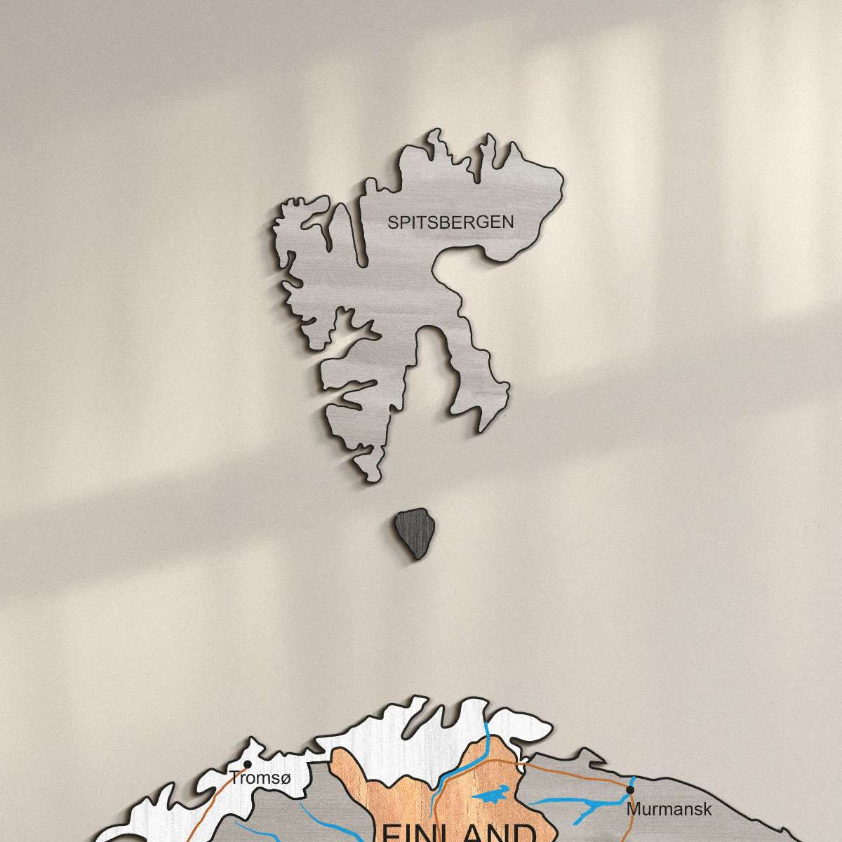 Bunte Holzinseln - exotisch, arktisch und abgelegen