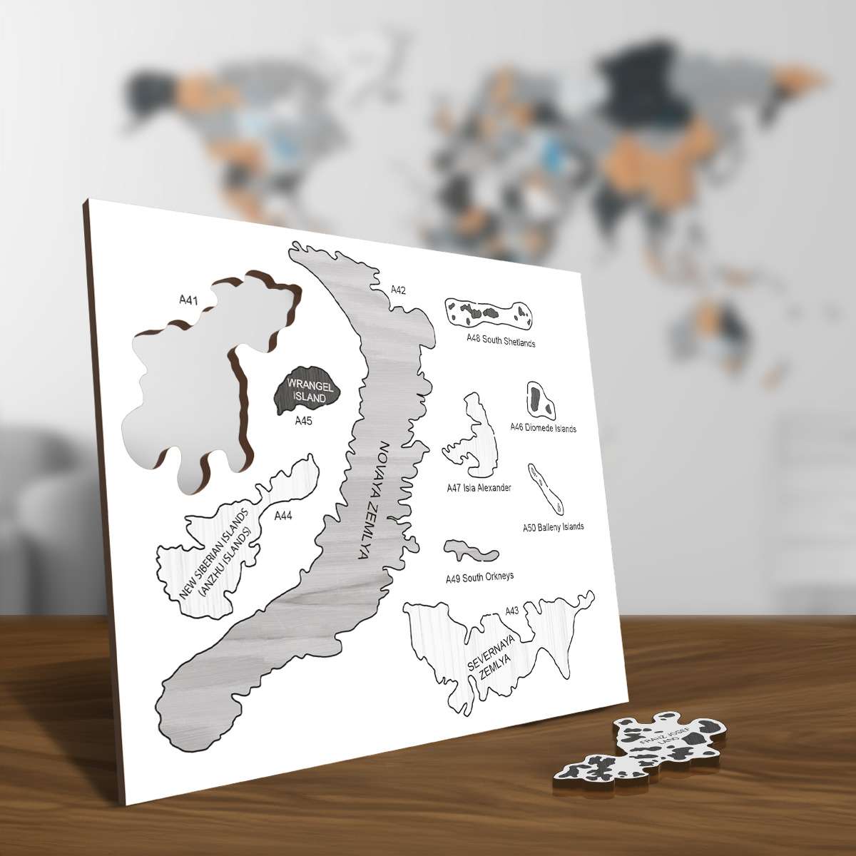 Bunte Holzinseln - exotisch, arktisch und abgelegen