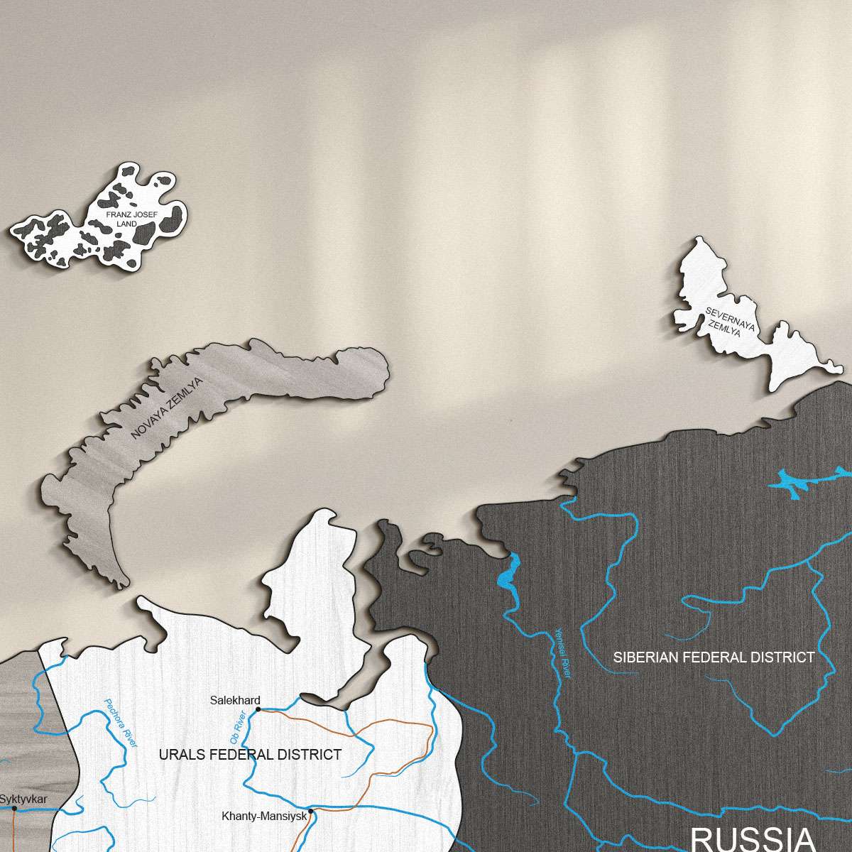 Bunte Holzinseln - exotisch, arktisch und abgelegen