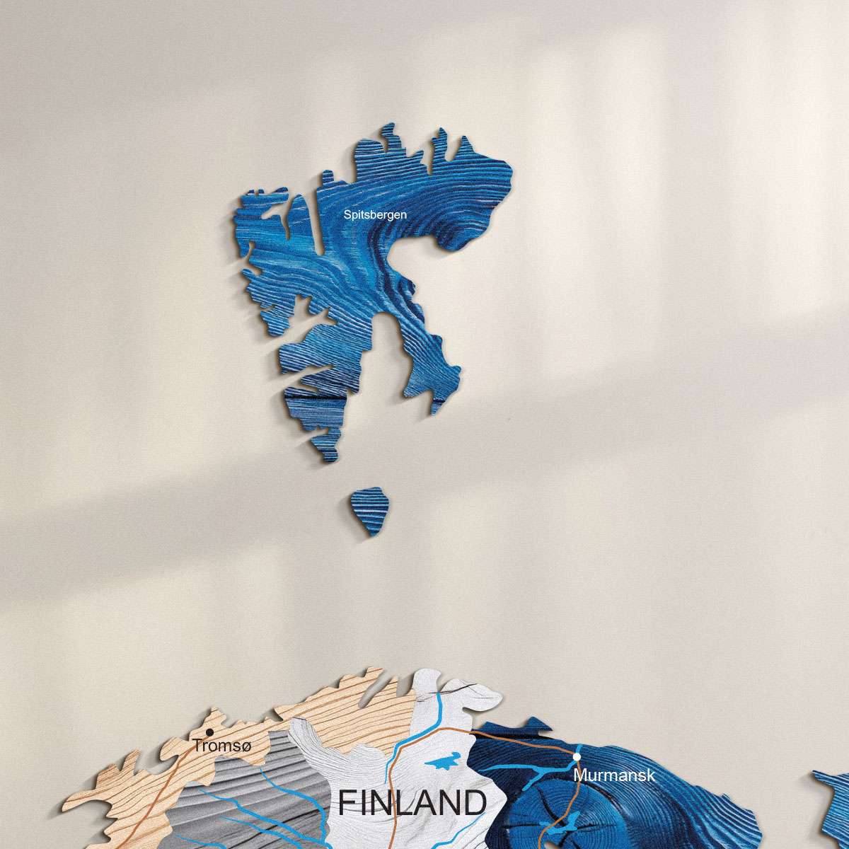 Bunte Holzinseln - exotisch, arktisch und abgelegen