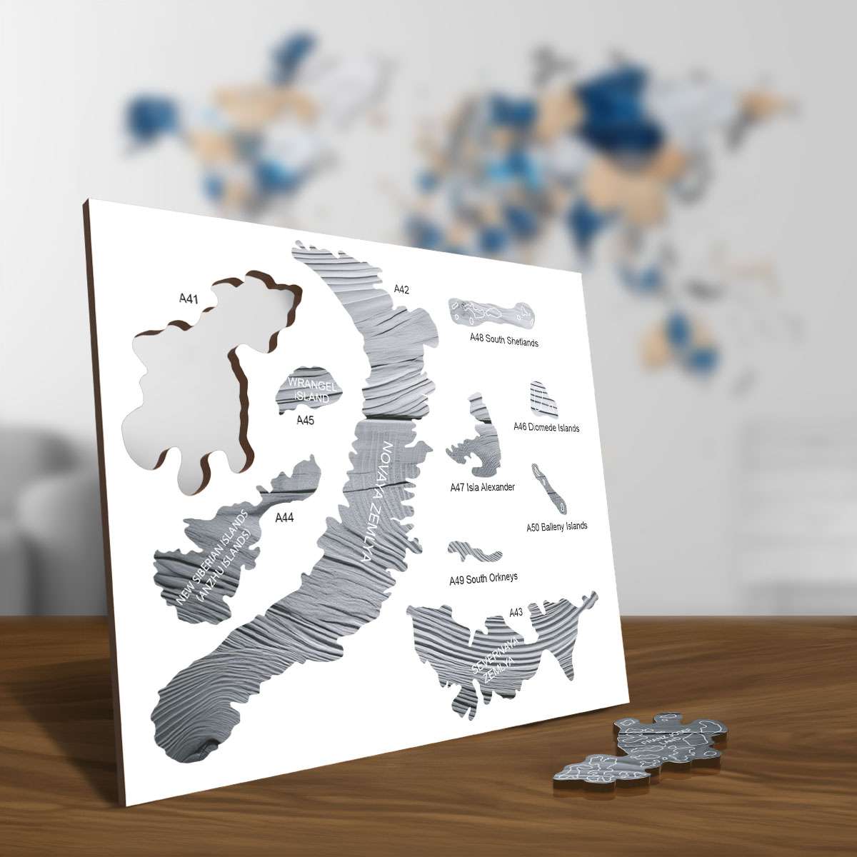 Bunte Holzinseln - exotisch, arktisch und abgelegen