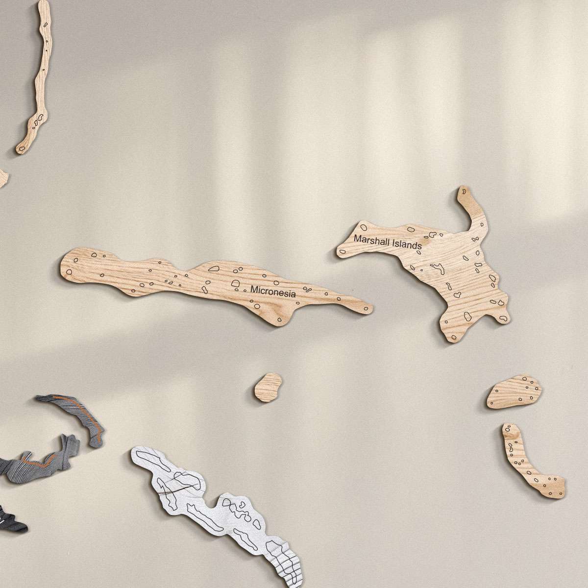 Bunte Holzinseln - exotisch, arktisch und abgelegen