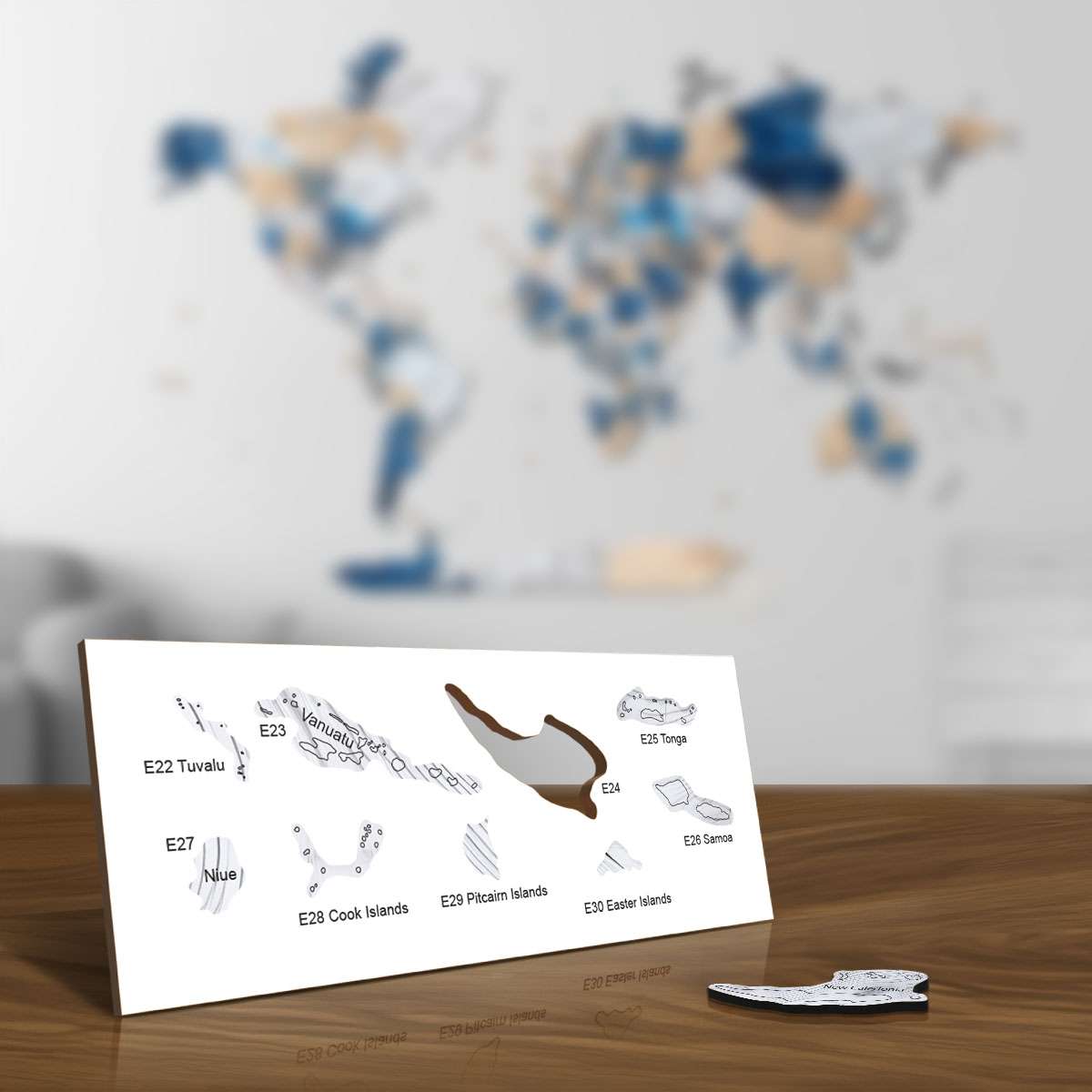 Bunte Holzinseln - exotisch, arktisch und abgelegen