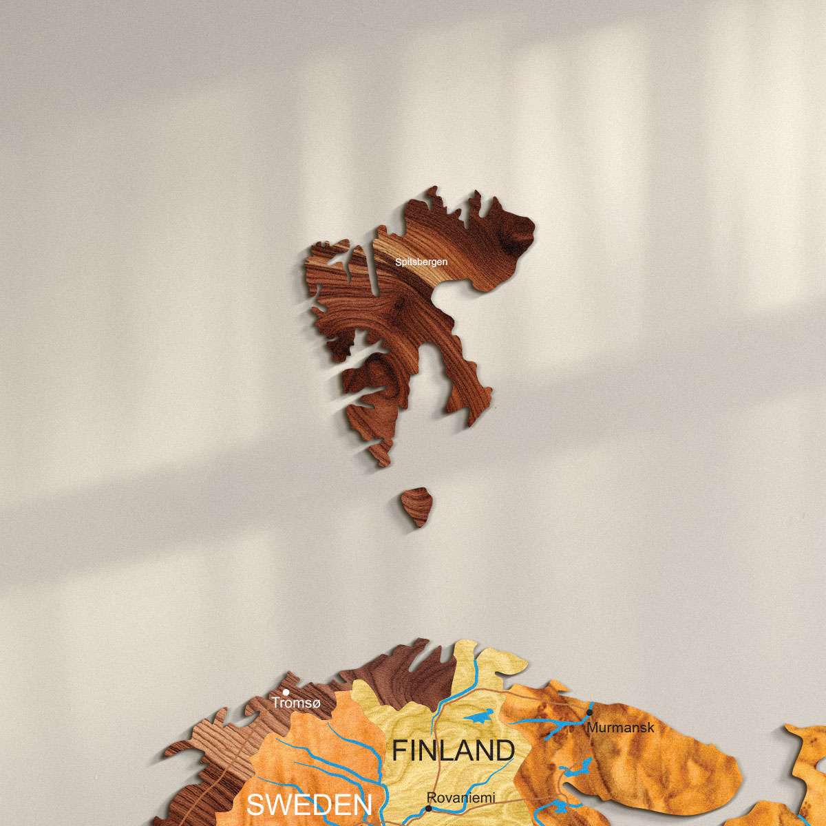 Bunte Holzinseln - exotisch, arktisch und abgelegen