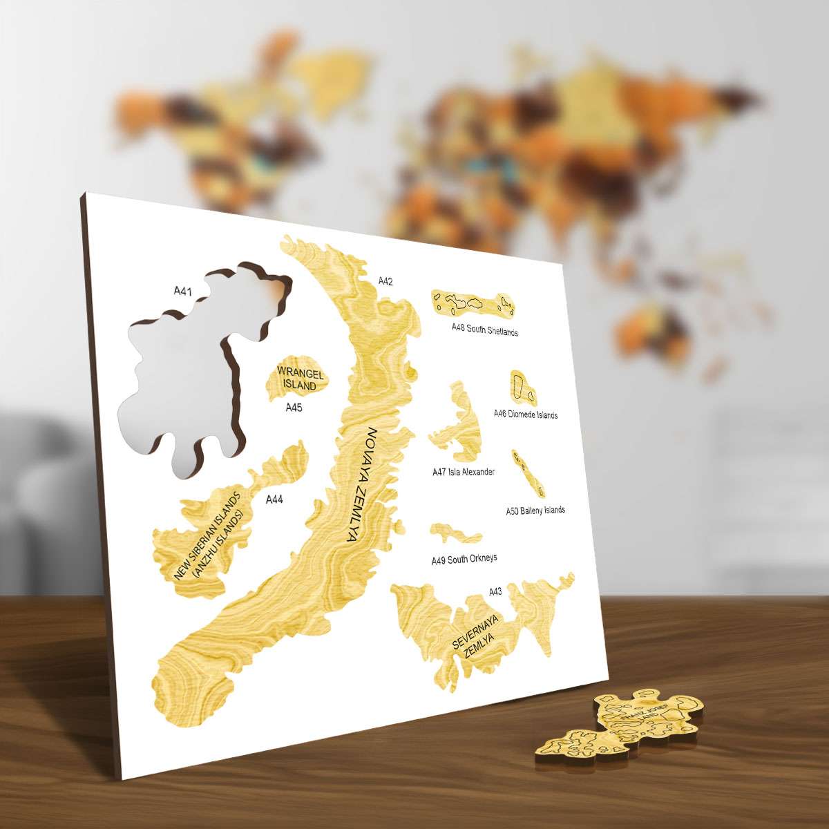 Bunte Holzinseln - exotisch, arktisch und abgelegen