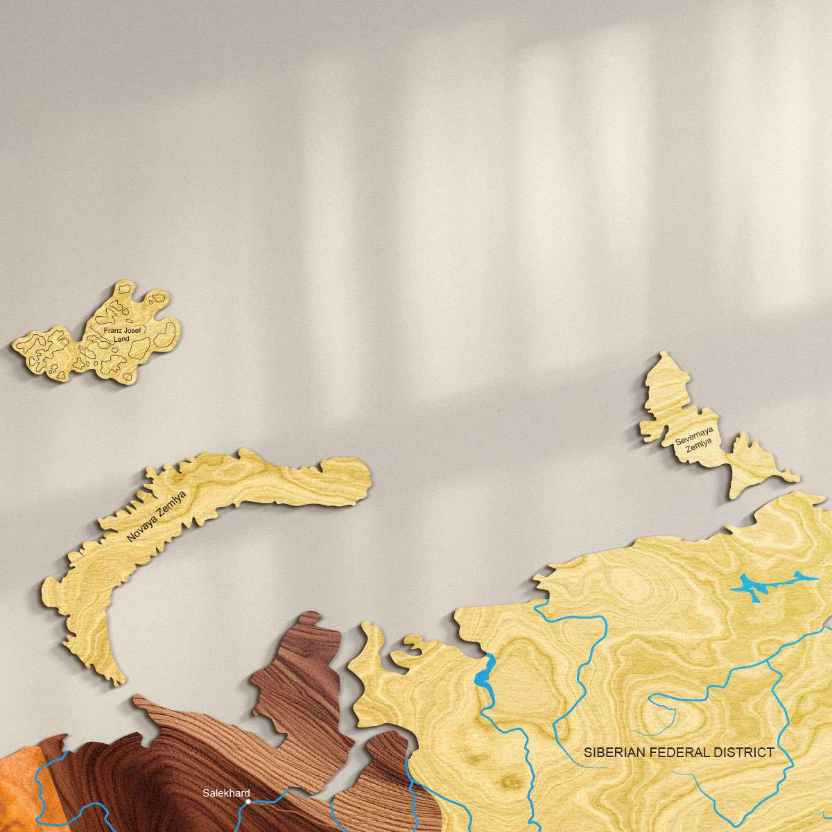 Bunte Holzinseln - exotisch, arktisch und abgelegen