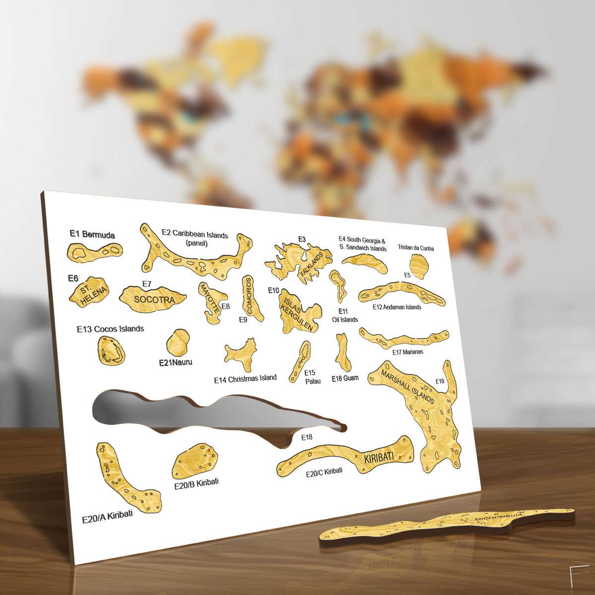 Bunte Holzinseln - exotisch, arktisch und abgelegen