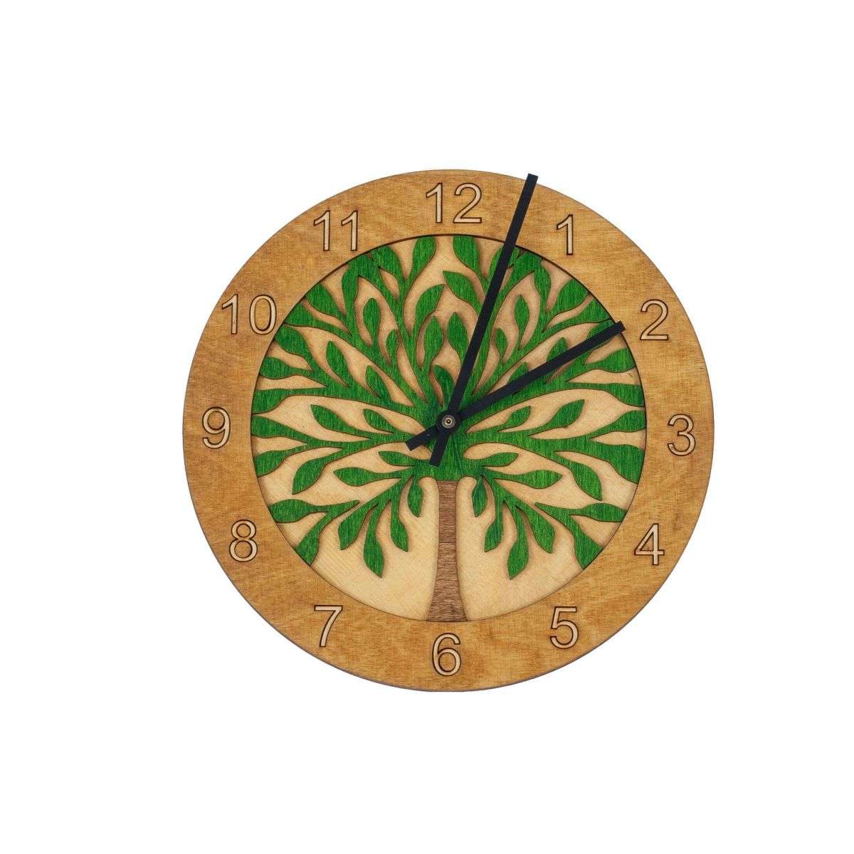 Wooden Tree Wall Clock