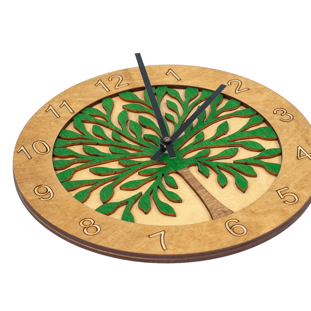 Wooden Tree Wall Clock