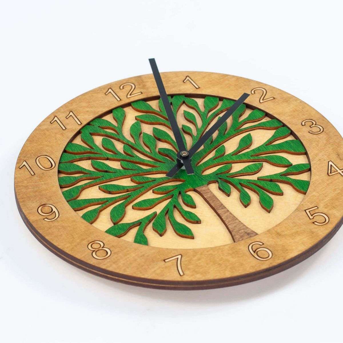 Wooden Tree Wall Clock
